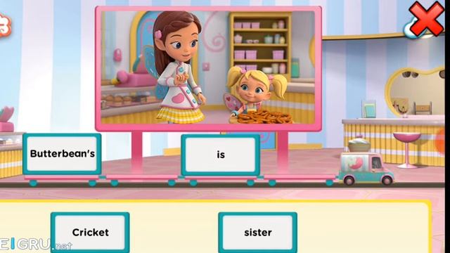 Train game of Words Butterbean. Мульт-игра на английском!