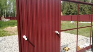 Как крепить профлист на забор (установка профнастила) с помощью неодимовых магнитов