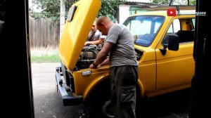 Устанавливаем противотуманки на ВАЗ 2121 (ускорено в 60 раз)