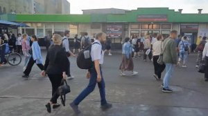 ПОЛНЫЙ КРУГ ВОКРУГ Здания Ярославского вокзала в Москве вид на вокзал снаружи лицевой задней сторон