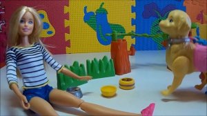 Барби с Собачкой Которая Ходит и Какает Barbie Walk and Potty Pup