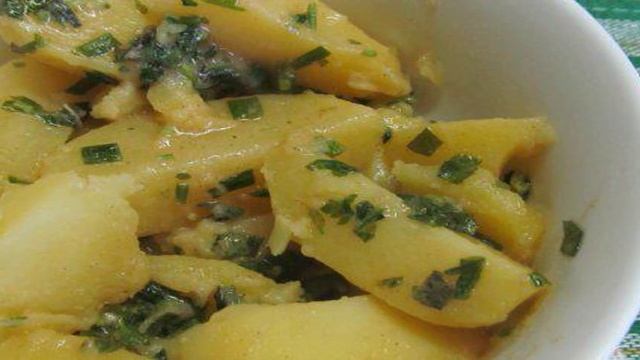 Горчичный картофель