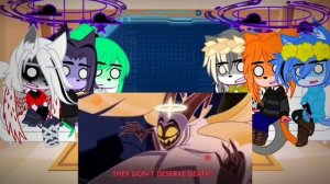 Реакция 1/? разноцветных котов (+ моя ос и ос подруги) на песни из Отеля Хазбина 1/15 |•| Моё АУ|•|