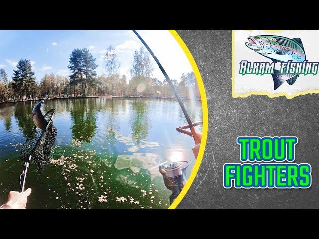 Ловим форель на Trout Fighters от «Японские снасти». Фишпарк Арена.