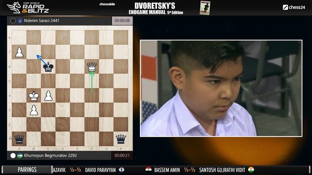 12-Year-Old Chess Prodigy TRICKS the Grandmaster in Championship Game