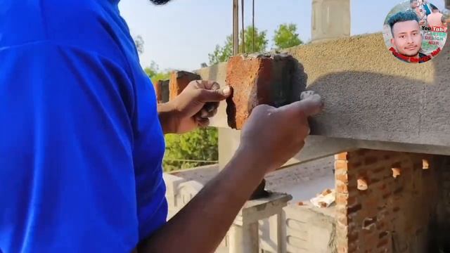 How to lay bricks with cement slurry is a very simple method смотреть онлайн