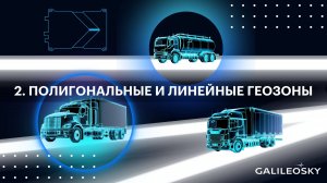 2.	Геозоны: полигональные и линейные.