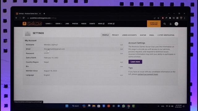 Rockstar Social Club - How to Change Email !