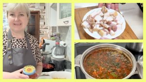 Живу в СИБИРИ. Забыла ПОСЕЯТЬ 🌸. Наварила БОРЩА. Пробуем САЛО 😋