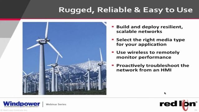 Networking the Wind Farm