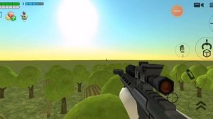 Выживание в лесу в Чикен Гане сиреноголовый