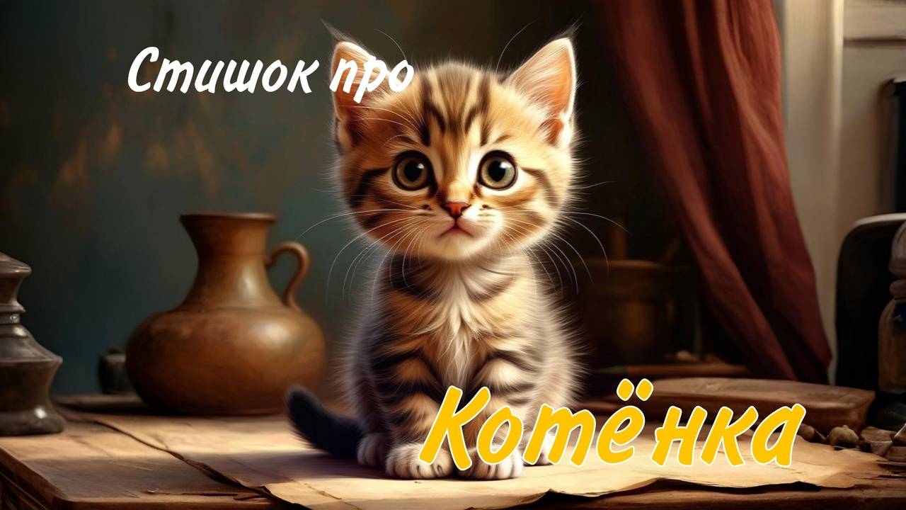 Стишок про Котенка. автор Ярославцева В. смотреть онлайн