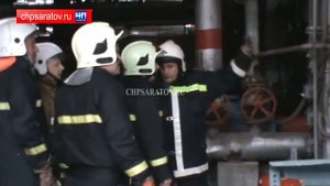 ЧП-САРАТОВ ПОЖАР В НПЗ КРЕКИНГ
