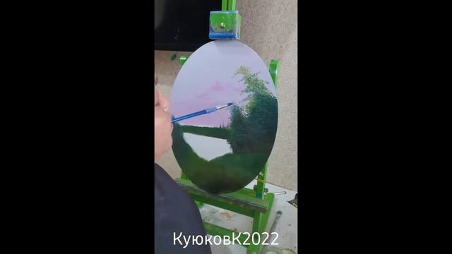 масло,грунт, d30×40cm смотреть онлайн