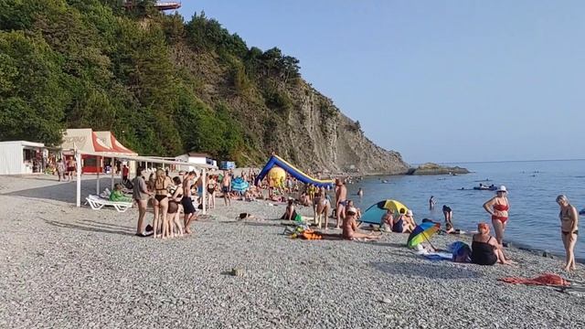 Каким было лето 2024 в бухте Инал? (Часть 1) #отдыхнаморе #sea #blacksea #beach #seaview #riviera