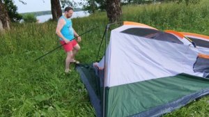 Палатка шатёр туристическая для кемпинга новая модель 2024 года тренд палатка