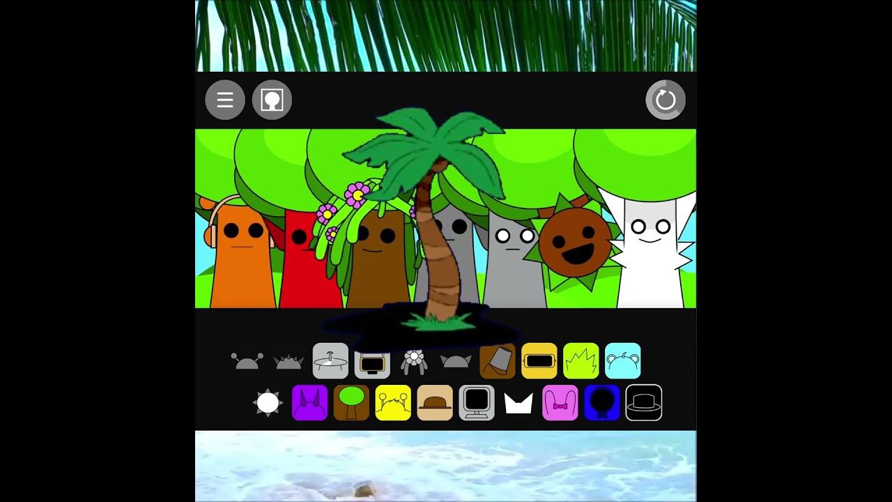 Palm Dance with Apple Threes  Sprunki Mr.Tree Family #funny #sprunki #meme #animation #memes