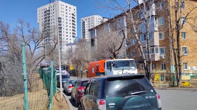 Владивосток март 2024, район Эгершельд