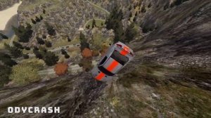 GTA 4 Cliff Drops Crashes with Real Cars mods #25