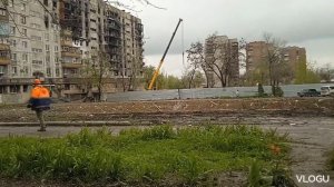 Мариуполь Восстановления продолжается исторических зданий 25.04.2023