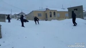 ГУБДЕН | ДАГЕСТАН Катание на лыжах в горном селе Настоящее детство 2017🌴