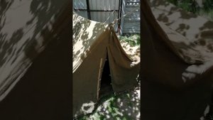 Палатка брезентовая, 2 местная.