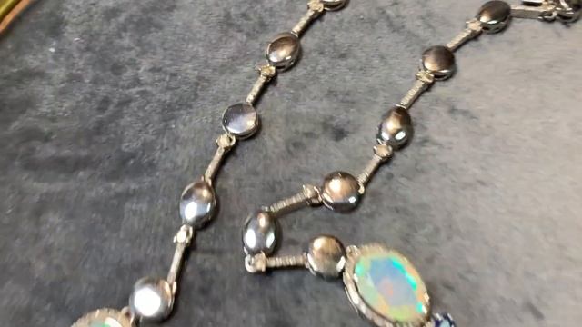 💎💜💙 ЭЛЕГАНТНОСТЬ И РОСКОШЬ , СТИЛЬ И ЭКСКЛЮЗИВ! Чудесное колье с потрясающими камнями!#серебро925 смотреть онлайн