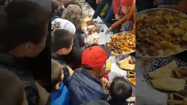 Алмата шаарында "Кенжехан"базарындагы Нооруз ушундай болду уят.