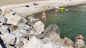 Пляж санатория "Прибой" ⛱️ Джубга
