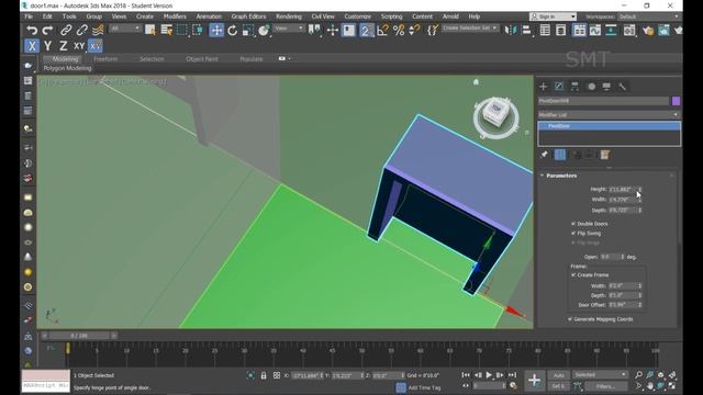 DOORS |TYPES |OPENING| HOUSE MODELING| 3DS MAX TUTORIAL IN TAMIL| SMT