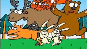 Мульт Пожар в лесу