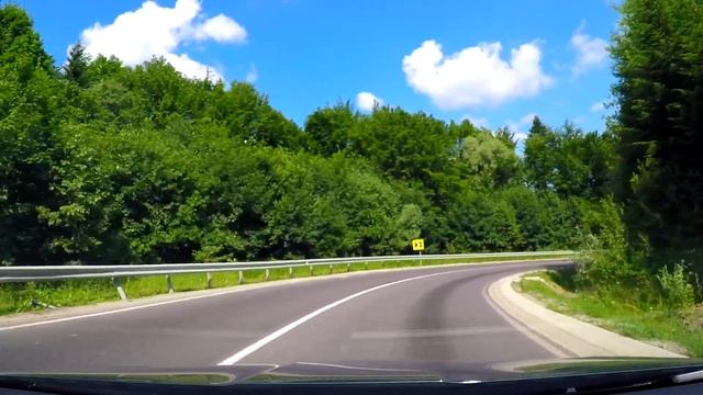 Карпати. Автомобільна дорога Т-14-02 : ділянка смт. Східниця - м. Борислав - смт. Східниця