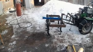 Культиватор-плоскорез сплошной обработки для мини-трактора.