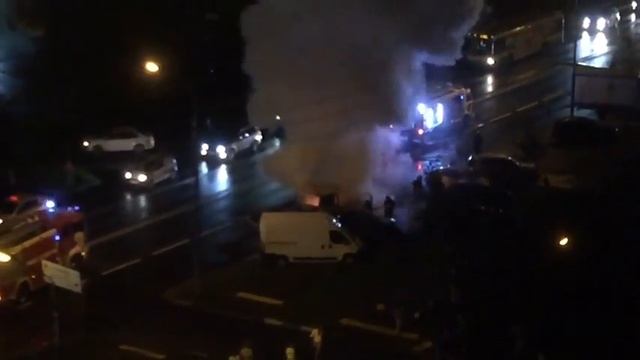Автопожар в Зеленограде смотреть онлайн