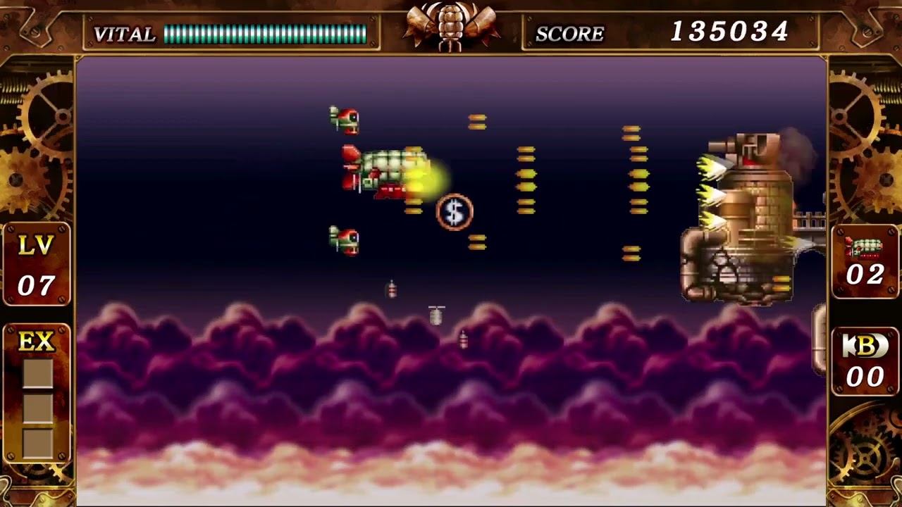 Steel Empire (Walkthrough) - ZX-TOLE Area Mid-Air