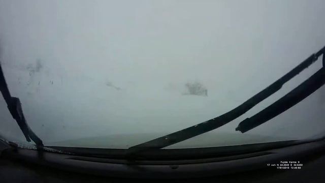 Подъем на Ай-Петри 17.01.2018 Жесть! смотреть онлайн