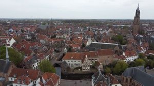 Путешествие в Утрехт, Нидерланды | Природа, туризм, отдых, обзор, места, пейзажи | Видео 4к дрон