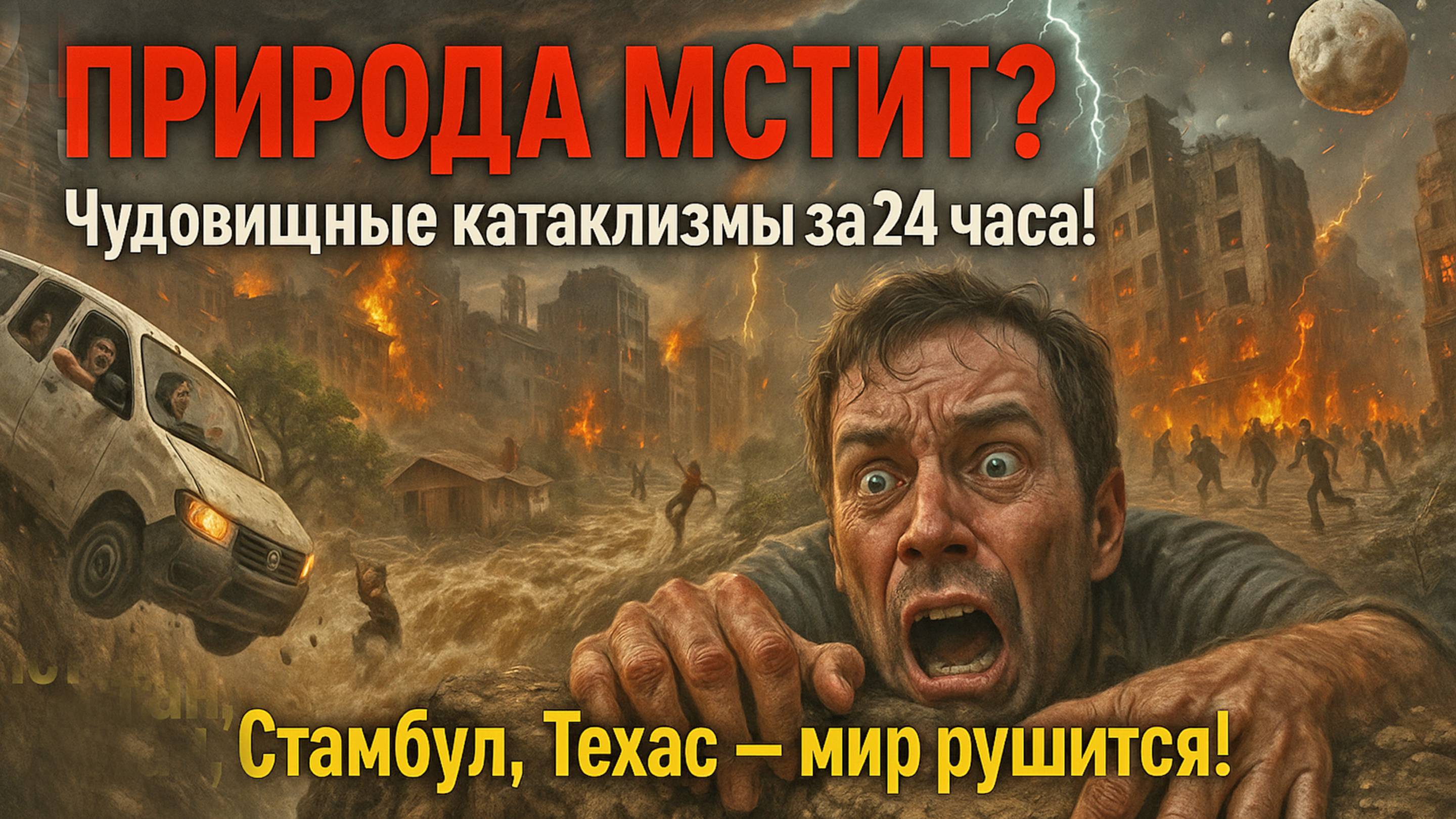 СТРАШНЫЕ КАДРЫ! Фургон в пропасти, град размером с яблоко – что дальше?