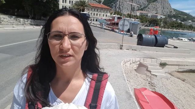 Omis Croatia Иду по пляжу/море/Омиш/невероятное море смотреть онлайн