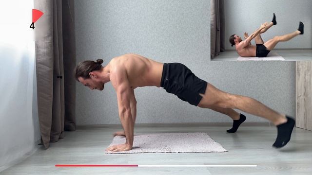 Как накачать ПРЕСС дома за 5 минут. БЕЗ ОТДЫХА смотреть онлайн