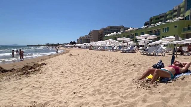 Солнечный берег 2024 Несебр - Прогулка Отели MPM Arsena Mirage Пляж Черное море Болгария Sunny Beac смотреть онлайн