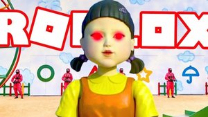 играю в игру  кальмара в roblox