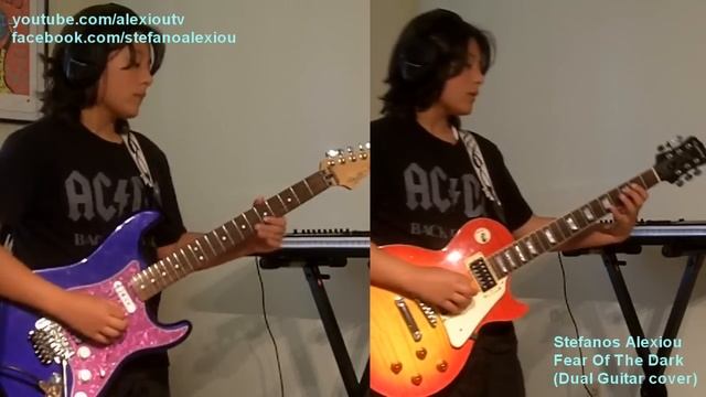 Iron Maiden - Fear Of The Dark (Dual Guitar cover by Stefanos Alexiou) смотреть онлайн