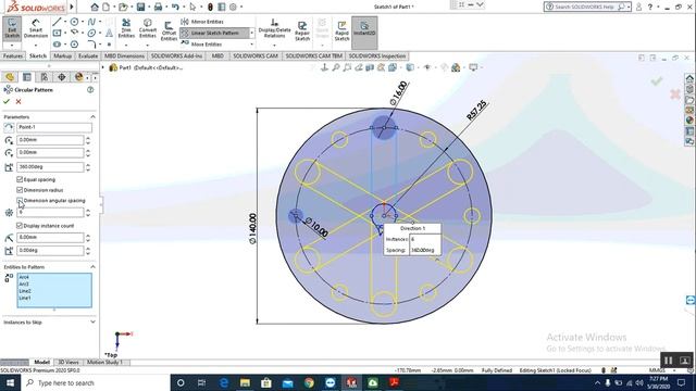 Solidworks Basic Tutorials for beginners Day -2 | Solidworks tutorials