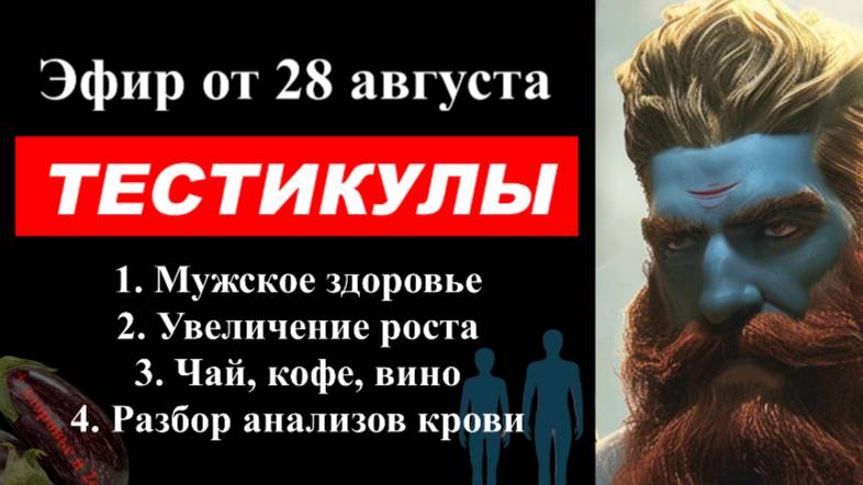 Арсен Маркарян: мужское ЗДОРОВЬЕ, тестикулы