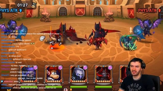 Soul Hunters Live- Lets play with Alecia...Sky Fortress Level 16 смотреть онлайн