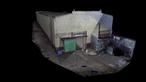 Лазерное 3D сканирование. Облако точек прирельсовой базы.