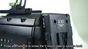 Lanparte V mount plate for URSA MINI 4 6k