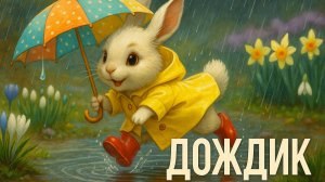 Дождик ☔🎶🐰 НейроПесенка