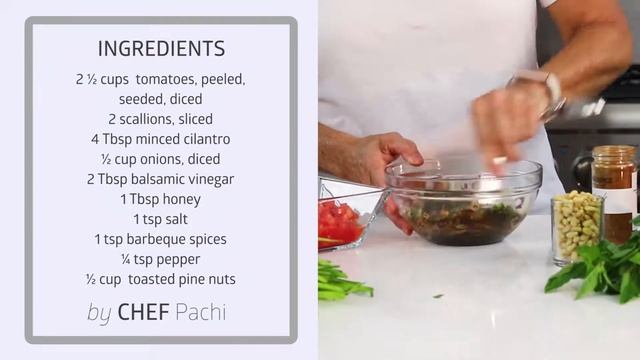 How to make a divine TOMATO Salsa - PICO DE GALLO Cook & Lose Weight by Chef Pachi смотреть онлайн